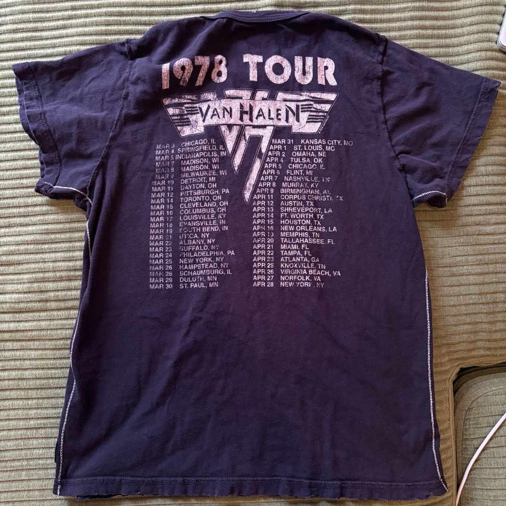 Free People Trunk Ltd Van Halen T-Shirt Sz S